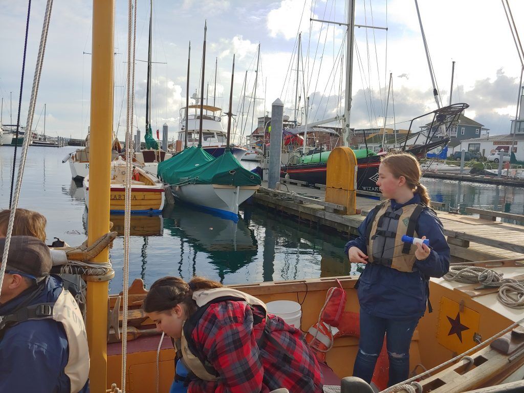 Getting ready to leave the dock