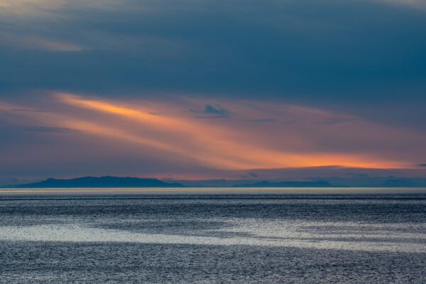 Sunset Looking North Hornbyisland 20220617 Julianlaffin 02