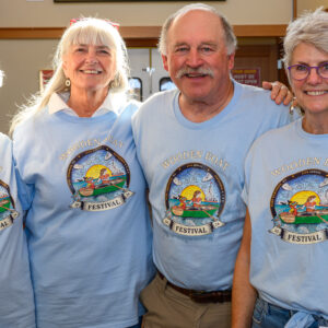 (l-r) Volunteers Anne Jimenez, Kit Evans, Carl Berger and Patti Rowdabaugh assisted with WBF 20224 Lifetime Achievement Awards ceremony.