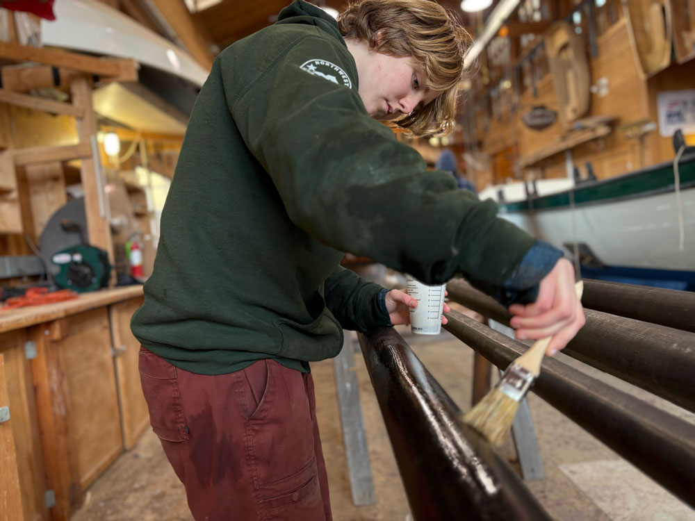 Willow Oiling Oars