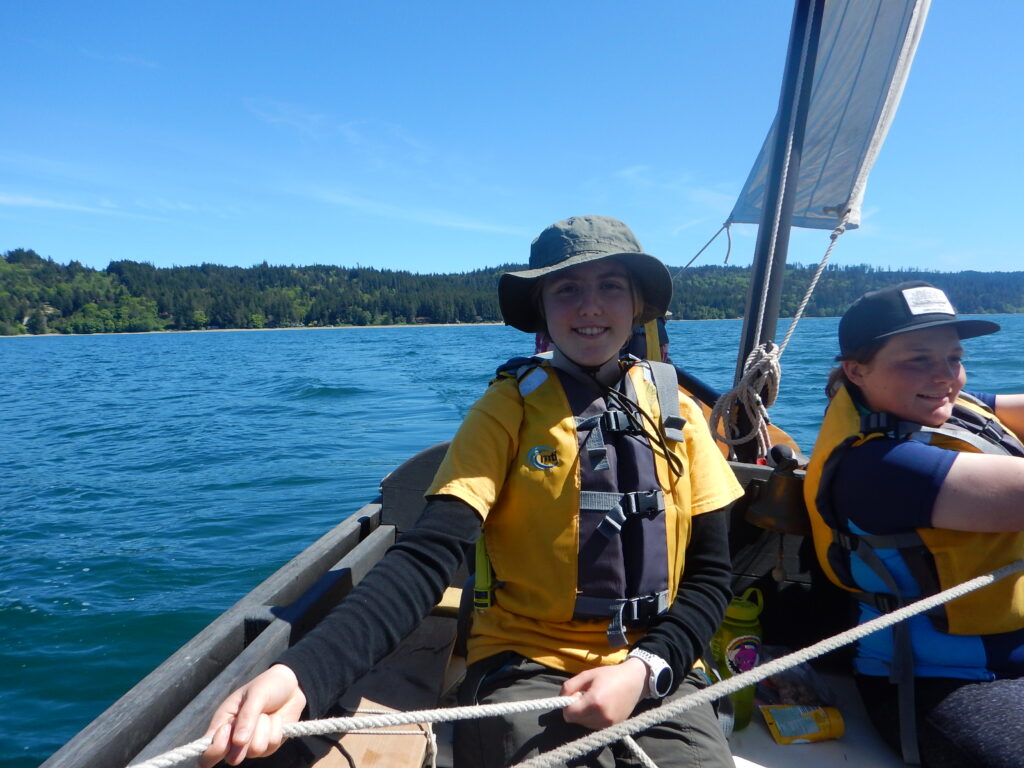 Willow Sailing On Longboat Journey