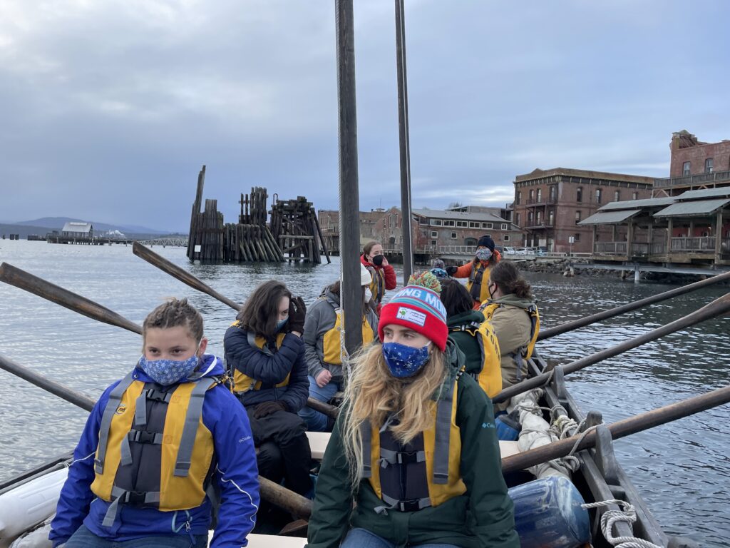 Willow's First Day On A Longboat